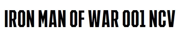 Iron Man Of War 001 NCV字体