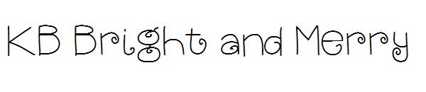 KB Bright and Merry字体