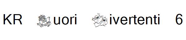 KR Cuori Divertenti 6字体