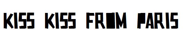 Kiss Kiss From Paris字体