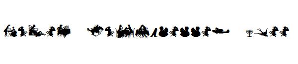 Mixed Silhouettes Free字体