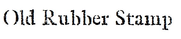 Old Rubber Stamp字体