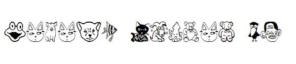 Sakabe Animal 01字体