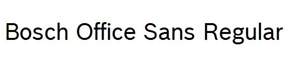Bosch Office Sans Regular字体
