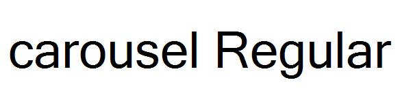 carousel Regular字体
