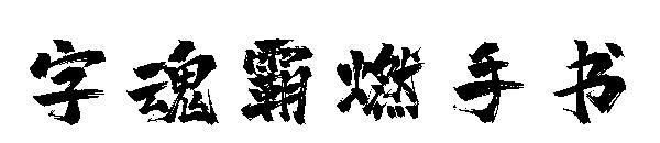 字魂霸燃手书