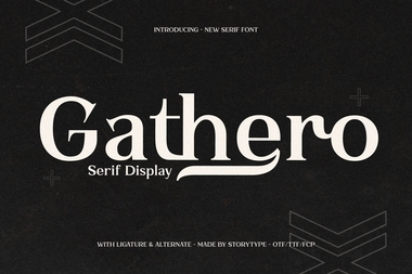 Gathero字体