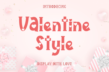 Valentine style字体