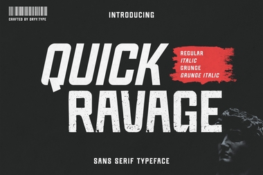 Quick ravage字体