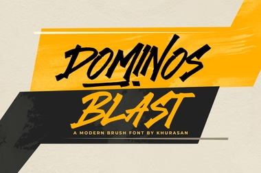 Dominos blast字体