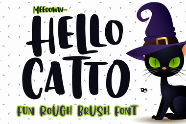 Hello catto字体