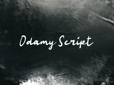 Odamy script字体