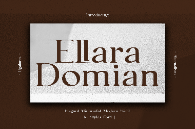 Ellara domian字体