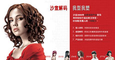 沙宣红色flash片头素材