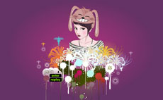 人物彩绘工作室flash动画