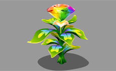 美丽的钻石花朵flash植物