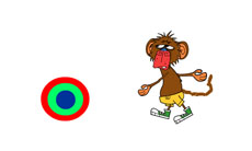 卡通猴子举重flash动画
