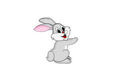 可爱的卡通兔子flash动画