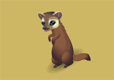 站立起来的松鼠flash动画