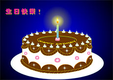 生日快乐蛋糕flash动画