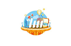 图标定帧切换flash动画