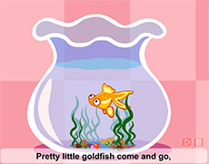 鱼缸里的小金鱼flash动画
