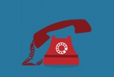 复古座机电话铃响起flash动画