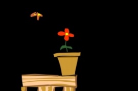 可爱盆栽生长flash动画