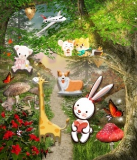 可爱童话动物乐园flash动画