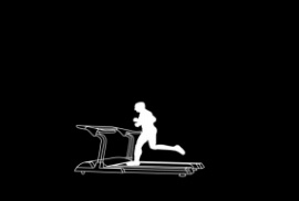 跑步机跑步健身flash动画