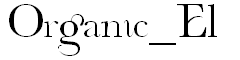 Organic_Elements字体