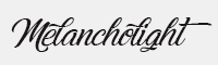 Melancholight字体