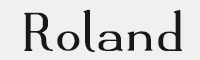 Roland字体