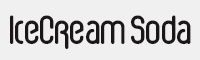 ice cream soda字体