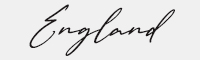 england signature字体