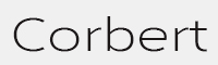 corbert wide字体