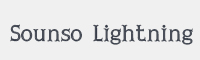 Sounso Lightning字体