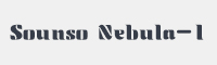 Sounso Nebula-1字体