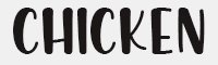Chicken Quiche字体