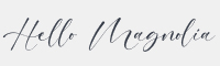 Hello Magnolia字体