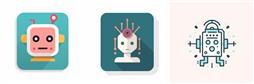 精美机器人图标下载