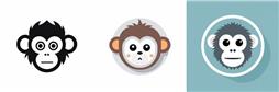 可爱猴子图标下载