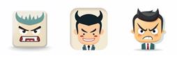 恶魔表情图标