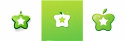 绿色星apple系统图标