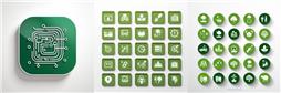 绿色系列系统图标