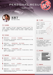 UI工程师简历模板