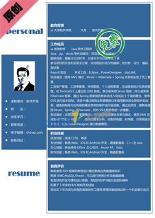 系统管理个人简历模板