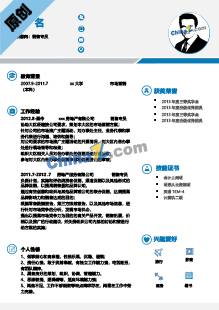 国际销售专员简历模板下载