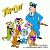 卡通矢量TOP猫
