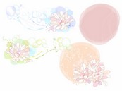 韩国时尚花纹矢量图下载